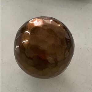 Pier 1 Hammered Copper Decorative Sphere‎
